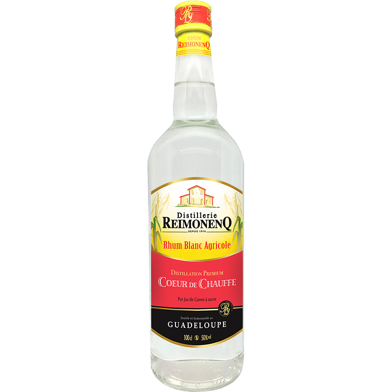 REIMONENQ - RHUM BLANC - COEUR DE CHAUFFE - 50% - 1L REIMONENQ - RHUM BLANC - COEUR DE CHAUFFE - 50% - 1L