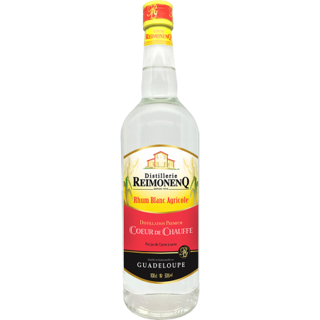 REIMONENQ - RHUM BLANC - COEUR DE CHAUFFE - 50% - 1L