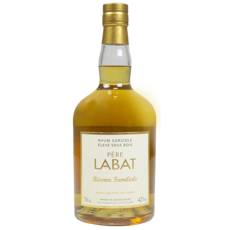 PÈRE LABAT - RHUM AMBRÉ - RÉSERVE FAMILIALE - 42% - 70CL PÈRE LABAT - RHUM AMBRÉ - RÉSERVE FAMILIALE - 42% - 70CL