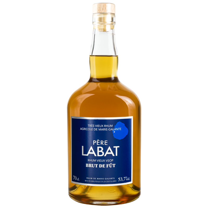 PÈRE LABAT - RHUM VIEUX - VSOP - BRUT DE FÛT - 53,7% - 70CL PÈRE LABAT - RHUM VIEUX - VSOP - BRUT DE FÛT - 53,7% - 70CL