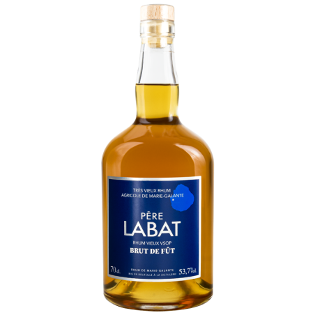 PÈRE LABAT - RHUM VIEUX - VSOP - BRUT DE FÛT - 53,7% - 70CL