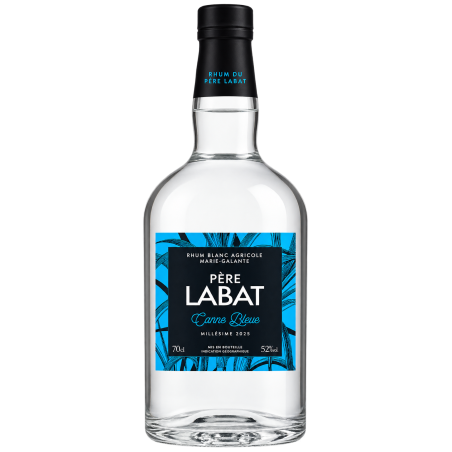 PÈRE LABAT - RHUM BLANC - CANNE BLEUE - 52% - 70CL