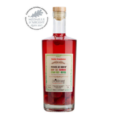 L'ARÔM'ARRANGÉ - PUNCH AU RHUM - MOJITO FRAMBOISE - 17% - 70CL