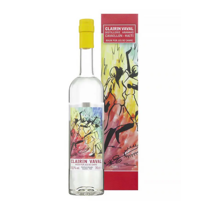 CLAIRIN - RHUM BLANC - VAVAL - 2022 - 53,3% - 70CL CLAIRIN - RHUM BLANC - VAVAL - 2022 - 53,3% - 70CL