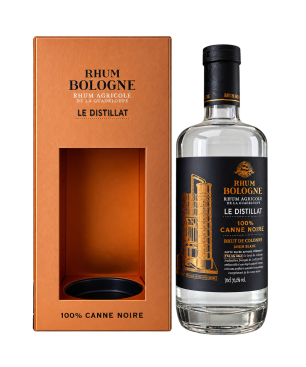 BOLOGNE - RHUM BLANC - BRUT DE COLONNE - LE DISTILLAT - 100% CANNE NOIRE - 70,2% - 70CL
