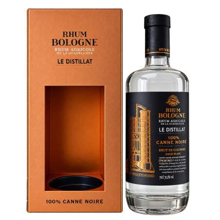 BOLOGNE - RHUM BLANC - BRUT DE COLONNE - LE DISTILLAT - 100% CANNE NOIRE - 70,2% - 70CL