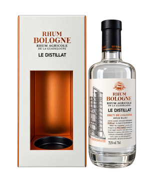 BOLOGNE - RHUM BLANC - BRUT DE COLONNE - LE DISTILLAT - 75,5% - 70CL