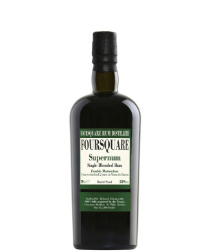 VELIER - FOURSQUARE - SUPERNUM - SINGLE BLENDED RUM - 2004 - 21 ANS - 55% - 70CL