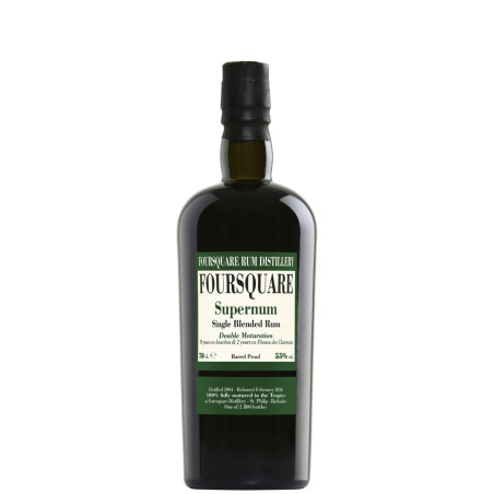 VELIER - FOURSQUARE - SUPERNUM - SINGLE BLENDED RUM - 2004 - 21 ANS - 55% - 70CL