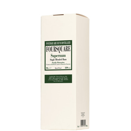 VELIER - FOURSQUARE - SUPERNUM - SINGLE BLENDED RUM - 2004 - 21 ANS - 55% - 70CL