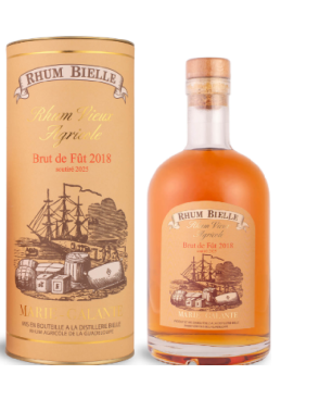 BIELLE - RHUM VIEUX - BRUT DE FÛT 2018 - 54,4% - 70CL
