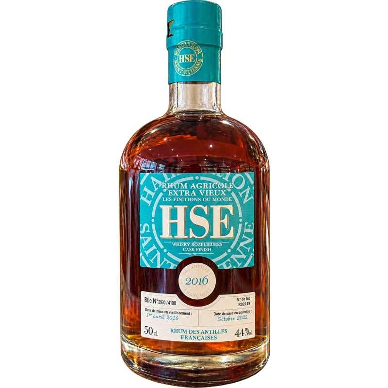 HSE - RHUM VIEUX - FINISH WHISKY ROZELIEURES 2016 - 48% - 50CL HSE - RHUM VIEUX - FINISH WHISKY ROZELIEURES 2016 - 48% - 50CL