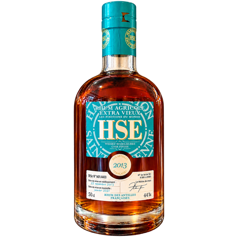 HSE - RHUM VIEUX - FINISH WHISKY ROZELIEURES 2013 - 48% - 50CL HSE - RHUM VIEUX - FINISH WHISKY ROZELIEURES 2013 - 48% - 50CL