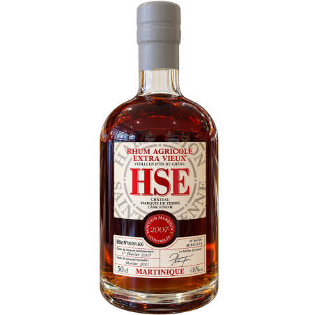 HSE - RHUM VIEUX - FINISH MARQUIS DE TERME 2007 - 48% - 50CL