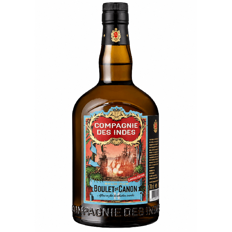 COMPAGNIE DES INDES - BOULET DE CANON 14 - 46% - 70CL COMPAGNIE DES INDES - BOULET DE CANON 14 - 46% - 70CL