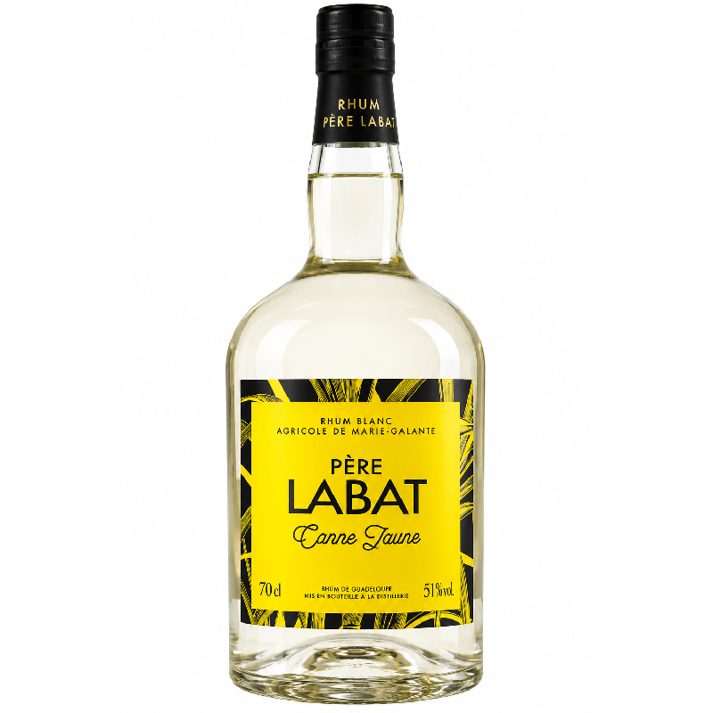 PÈRE LABAT - RHUM BLANC - CANNE JAUNE - 51% - 70CL