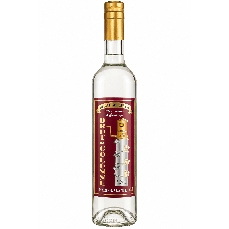 BIELLE - RHUM BLANC - BRUT DE COLONNE - 71,2% - 50CL BIELLE - RHUM BLANC - BRUT DE COLONNE - 71,2% - 50CL