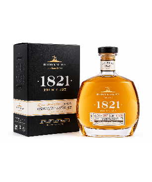HABITATION BELLEVUE - RHUM VIEUX - 1821 - MILLÉSIME 2017 - 6 ANS - 45% - 70CL