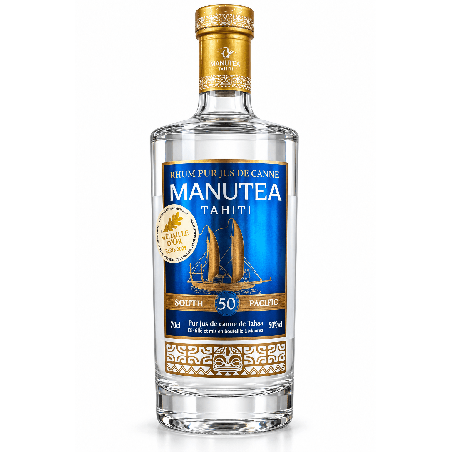 MANUTEA - RHUM BLANC - 50% - 70CL