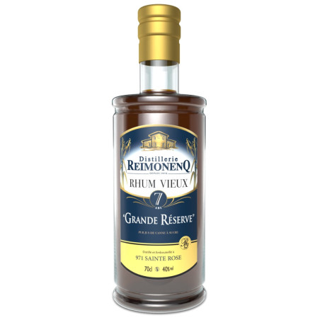 REIMONENQ - RHUM VIEUX - 7 ANS GRANDE RÉSERVE - 40% - 70CL