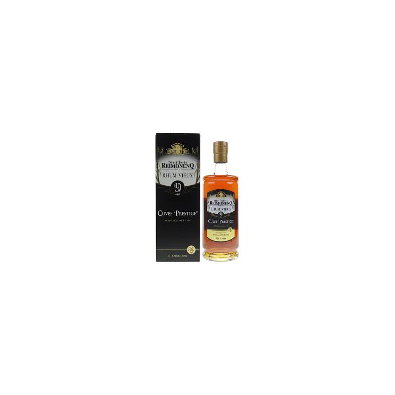 REIMONENQ - RHUM VIEUX - 9 ANS CUVÉE "PRESTIGE" - 40% - 70CL