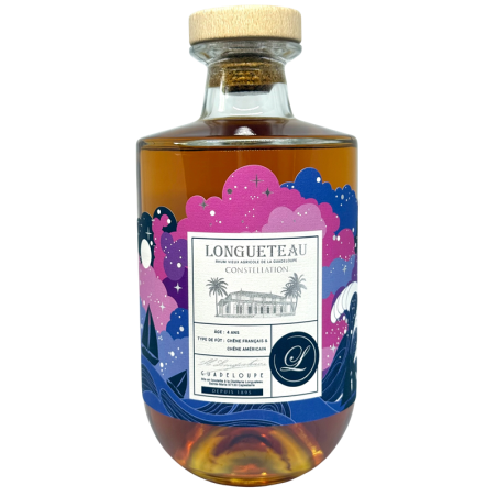 LONGUETEAU - RHUM VIEUX - CONSTELLATION - 4 ANS - 50% - 70CL