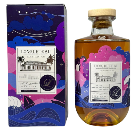 LONGUETEAU - RHUM VIEUX - CONSTELLATION - 4 ANS - 50% - 70CL