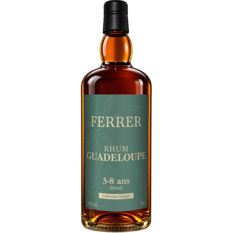 FERRER - COLLECTION ORIGINE - GUADELOUPE - 3-8 ANS - 49% - 70CL FERRER - COLLECTION ORIGINE - GUADELOUPE - 3-8 ANS - 49% - 70CL