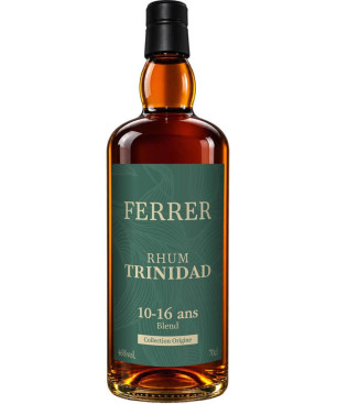 FERRER - COLLECTION ORIGINE - TRINIDAD - 10-16 ANS - 46% - 70CL