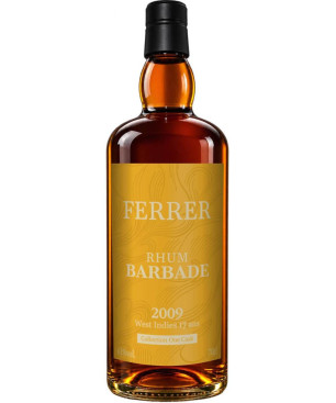 FERRER - COLLECTION ONE CASK - BARBADE 2009 - 17 ANS - 61% - 70CL