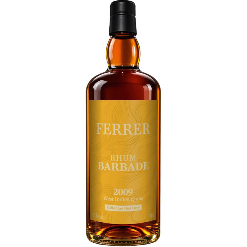 FERRER - COLLECTION ONE CASK - BARBADE 2009 - 17 ANS - 61% - 70CL FERRER - COLLECTION ONE CASK - BARBADE 2009 - 17 ANS - 61% - 70CL